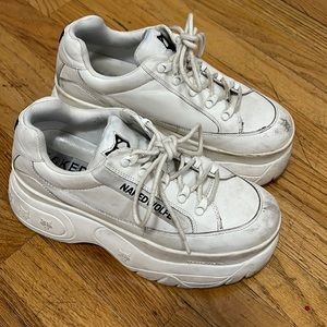 Naked Wolfe white sneakers